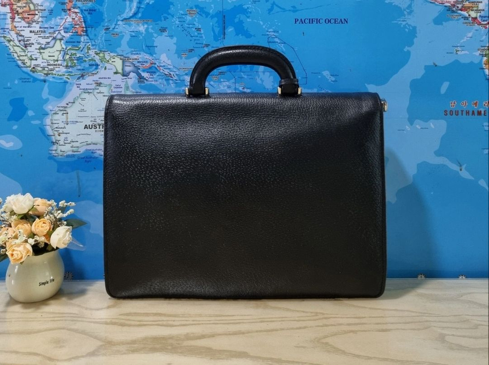 발리 서류가방.은장(최상급소가죽.정품--3