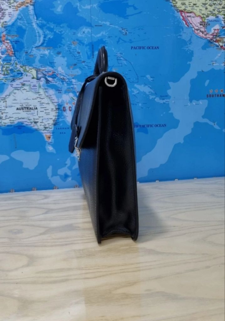 발리 서류가방.은장(최상급소가죽.정품--4