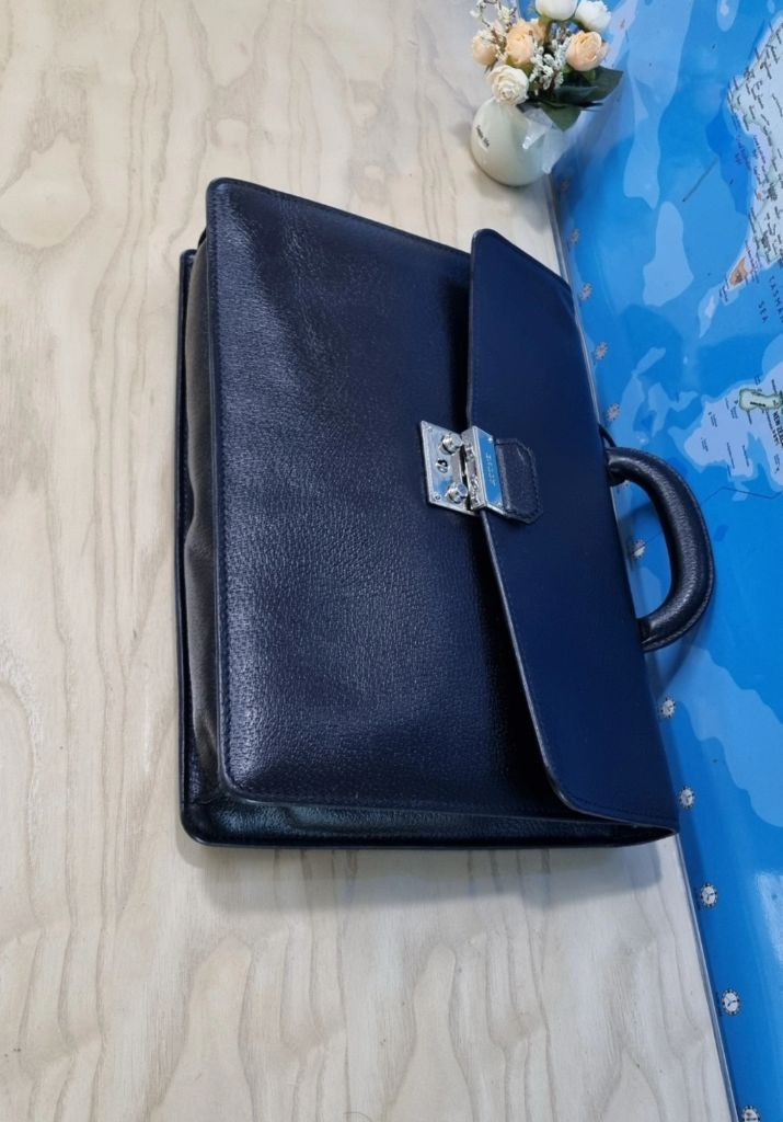 발리 서류가방.은장(최상급소가죽.정품--5