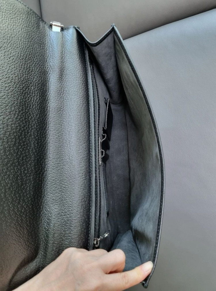 발리 서류가방.은장(최상급소가죽.정품--8