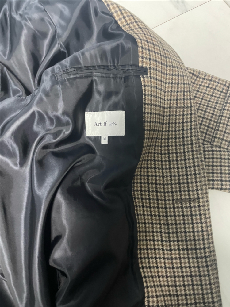 아트이프액츠 발마칸 체크 코트--1