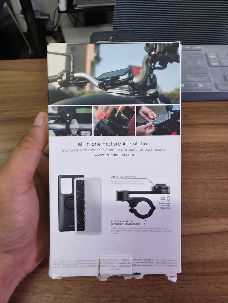 SP커넥트 모토 마운트 프로 (에스피커넥트(sp connect)) 무선 충전 모듈 포함 이미지