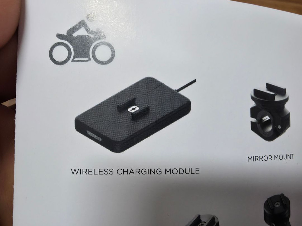 SP커넥트 모토 마운트 프로 (에스피커넥트(sp connect)) 무선 충전 모듈 포함 이미지