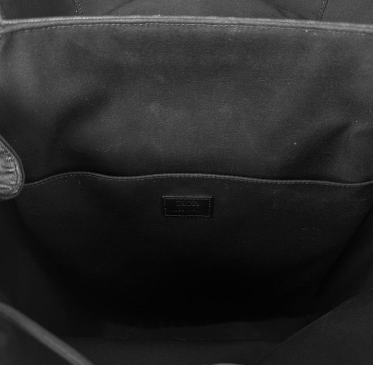 디올 다이아몬드 자카드 힛더로드 백팩 라지 블랙--7