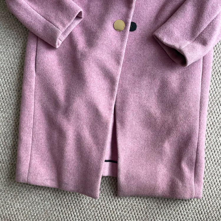 시스템 핑크 캐시미어 코트 160--4