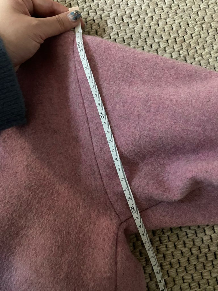 시스템 핑크 캐시미어 코트 160--8