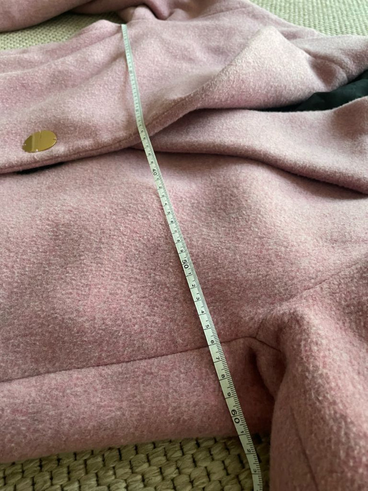 시스템 핑크 캐시미어 코트 160--9