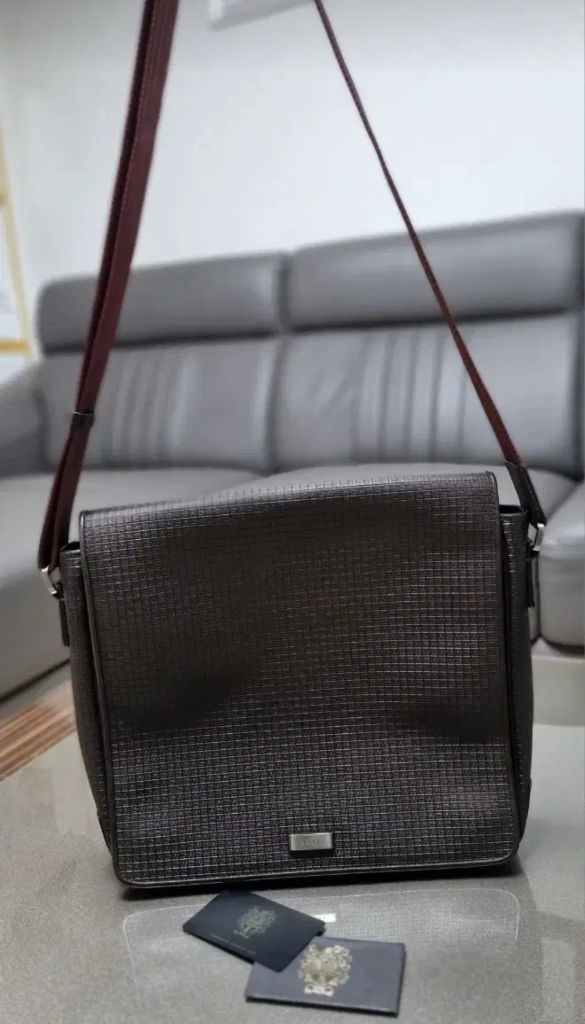 닥스 크로스백.숄더백.메신저백(다크브라운.새상품급 이미지