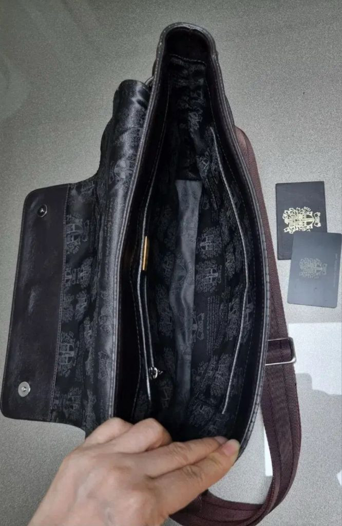 닥스 크로스백.숄더백.메신저백(다크브라운.새상품급 이미지