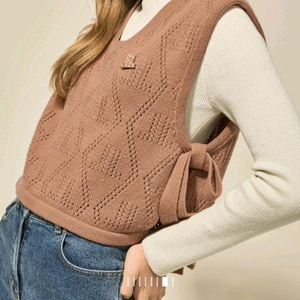 랑방컬렉션 캐시미어 조끼(브로치 세트)