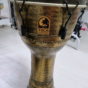 연주용 젬베 토카(TOCA) GOLD 모델12인치 판매합니다 이미지