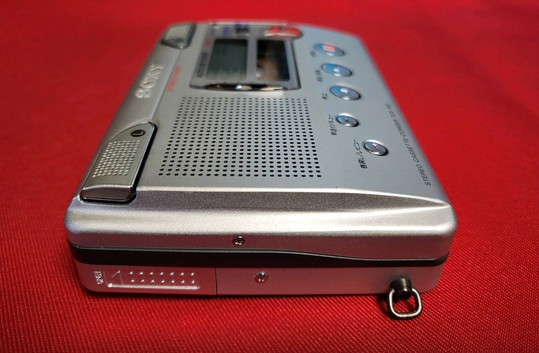 소니워크맨 TCS-100 깨끗한 카세트 플레이어 레코더--4