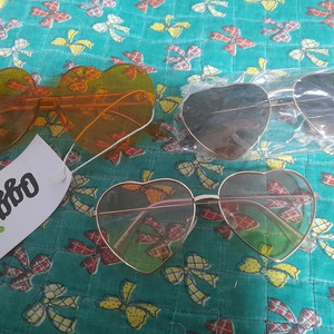 새제품 선글라스정리중 - 하트선글라스 3개일괄