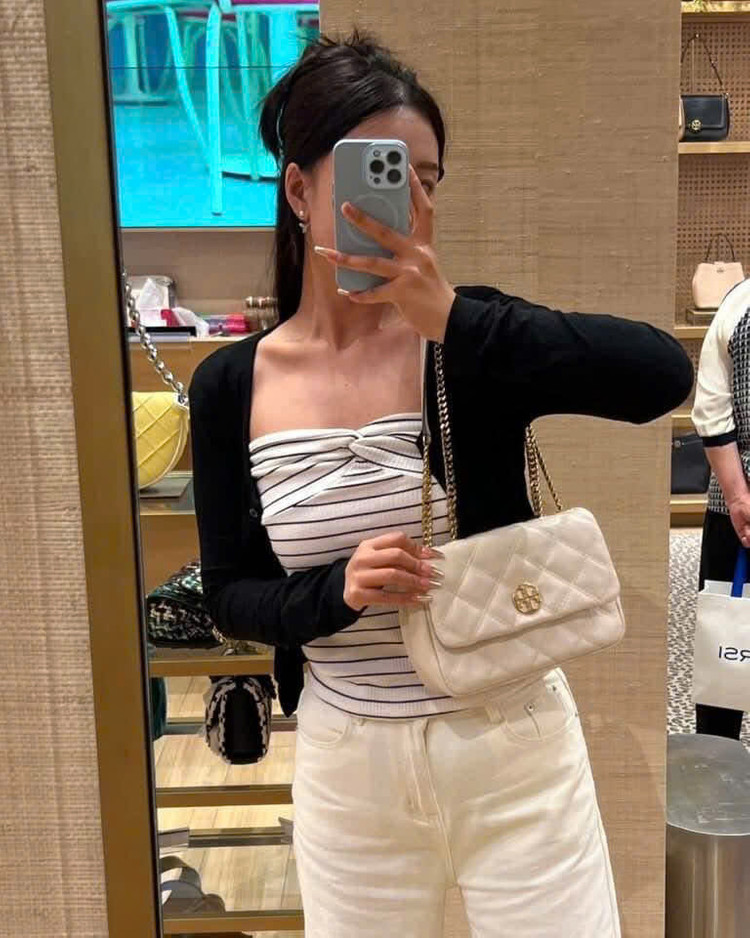 토리버치 윌라 스몰 숄더백 화이트 Code148243[해외]새상품--7