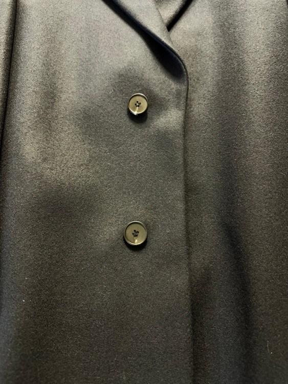 인사일런스 싱글 캐시미어 오버핏 코트--4