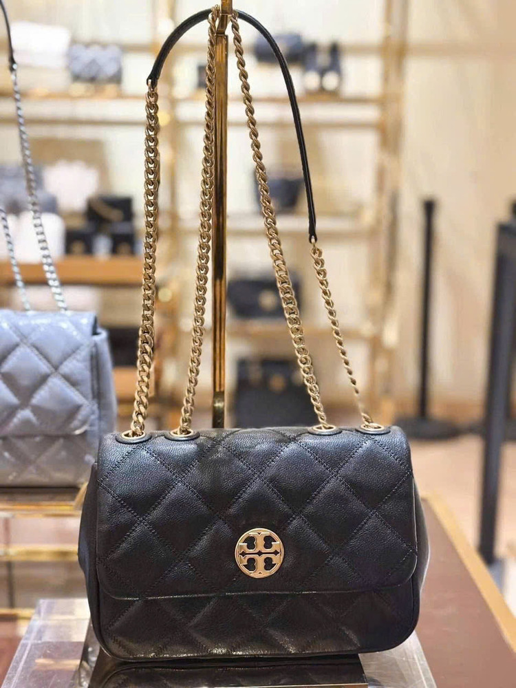 토리버치 윌라 스몰 숄더백 블랙 Code148243 [해외]새상품--2