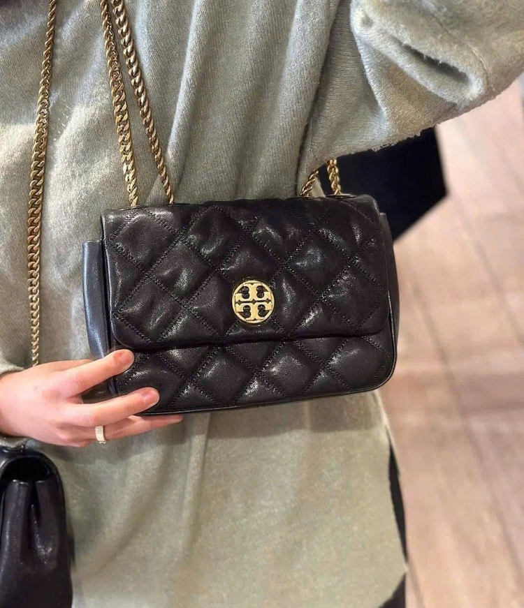 토리버치 윌라 스몰 숄더백 블랙 Code148243 [해외]새상품--3