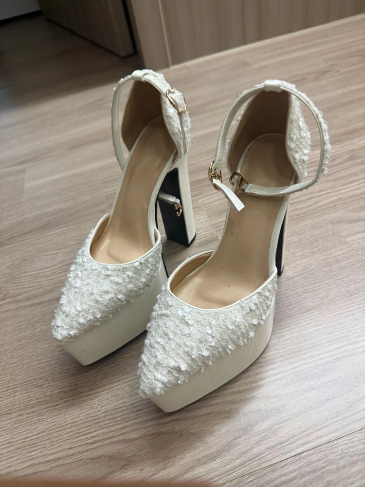 통굽 플랫폼 웨딩슈즈 15cm 230 이미지