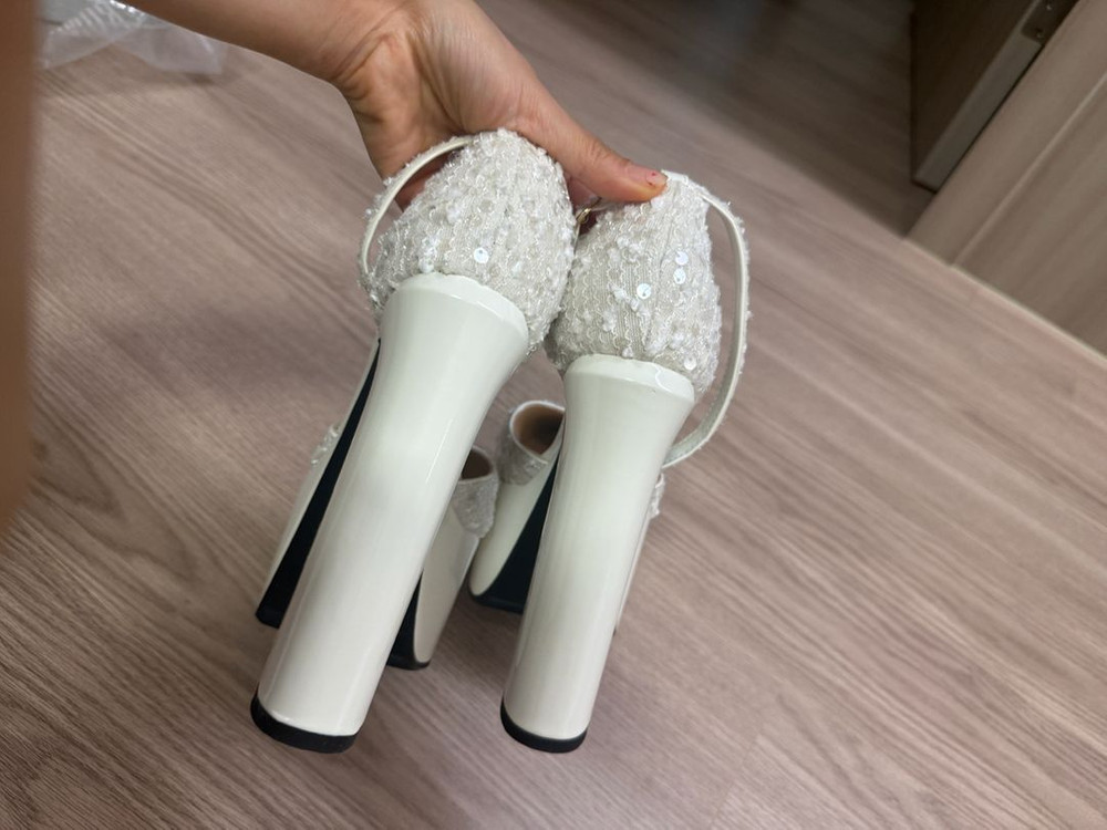 통굽 플랫폼 웨딩슈즈 15cm 230 이미지