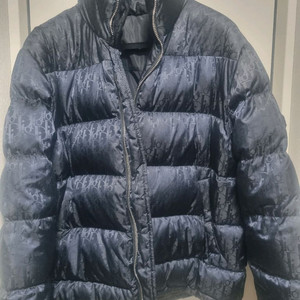 디올 오블리크 패턴 다운 패딩