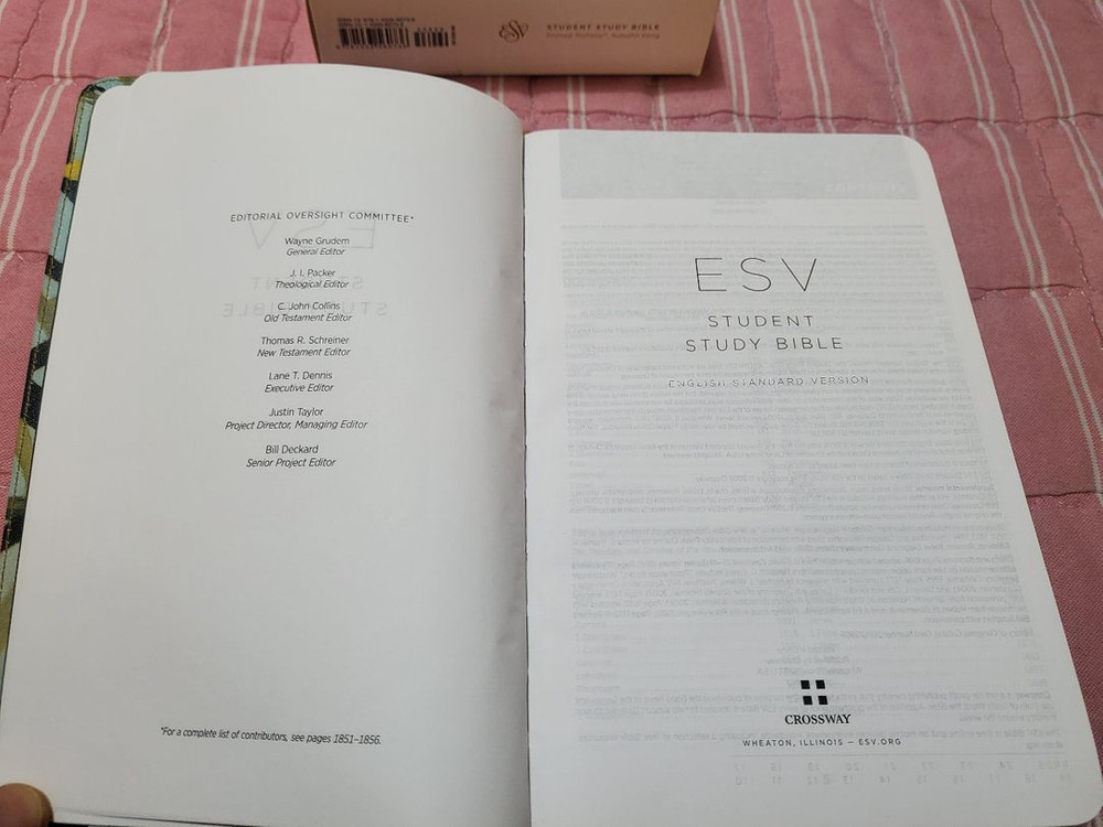 영어성경 ESV student study bible 이미지