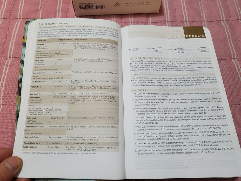 영어성경 ESV student study bible 이미지