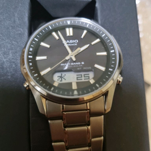 솔라 시계 카시오 리니지 티타늄