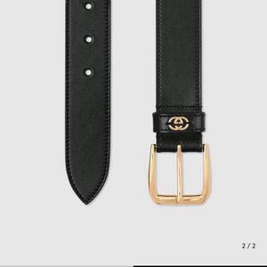 구찌 인터로킹 G 디테일 벨트(새상품)