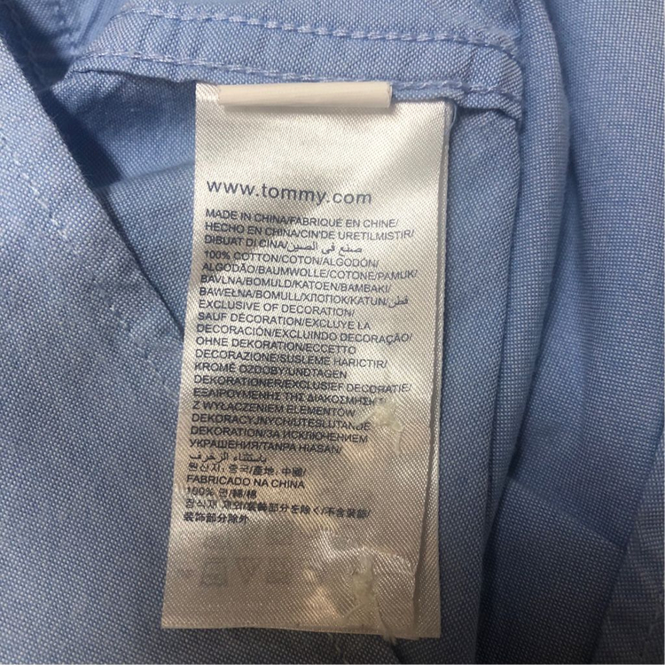 타미힐피거 옥스포드 셔츠 키즈 164 (여성S/44~55)--8