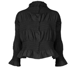 이세이미야케 슈링크 가디건 블랙