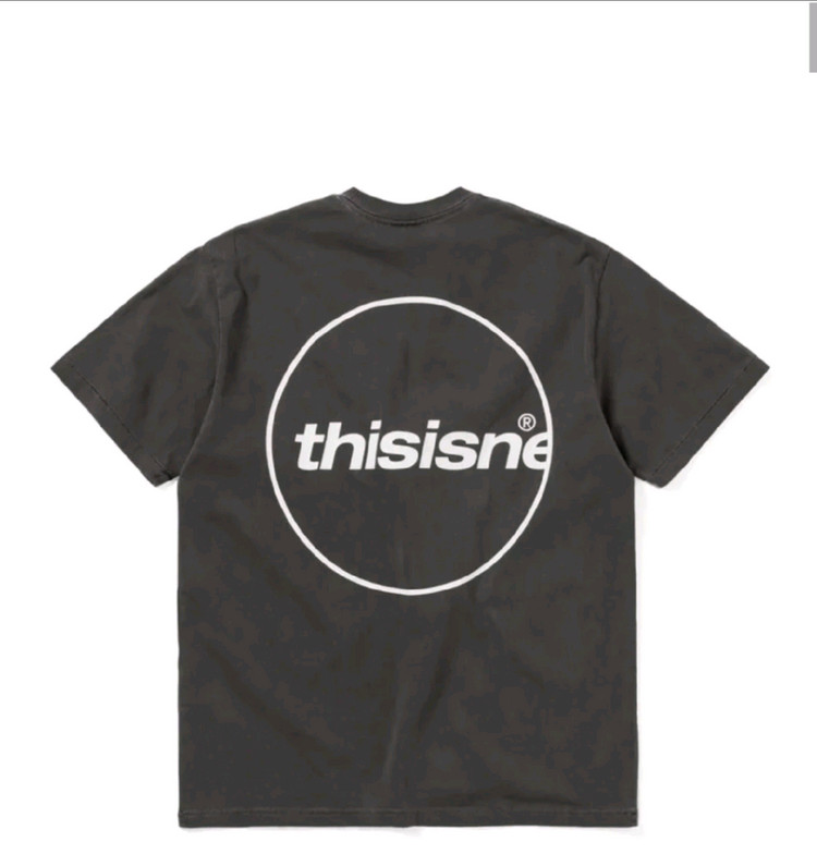 XL 디스이즈네버뎃 써클 반팔티 차콜 디네뎃 thisisneverthat--3