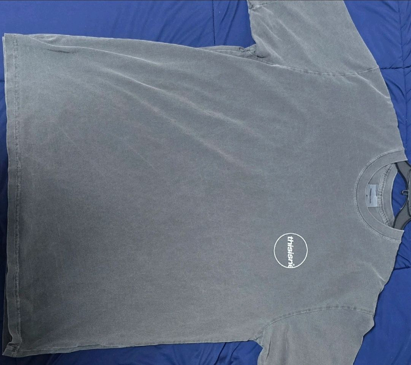 XL 디스이즈네버뎃 써클 반팔티 차콜 디네뎃 thisisneverthat--6