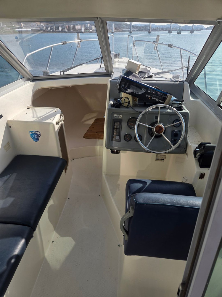 중고 낚시보트 야마하 FC24 선외기 하우스보트 이미지