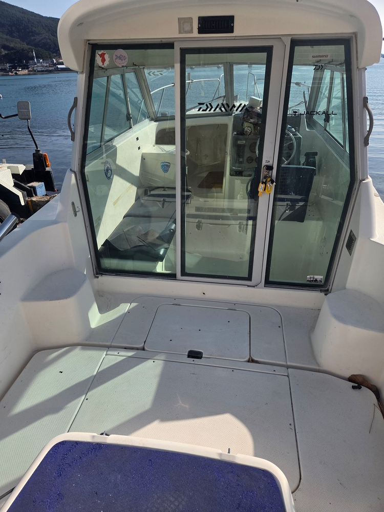 중고 낚시보트 야마하 FC24 선외기 하우스보트 이미지