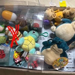 캐릭터 인형 키링 모음(포켓몬,짱구,훈이,카카오,라부부 등등) 이미지