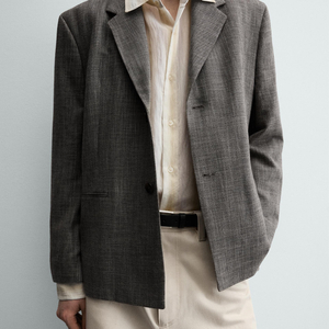 자라 비스코스 면 혼방 블레이저 100사이즈 새제품