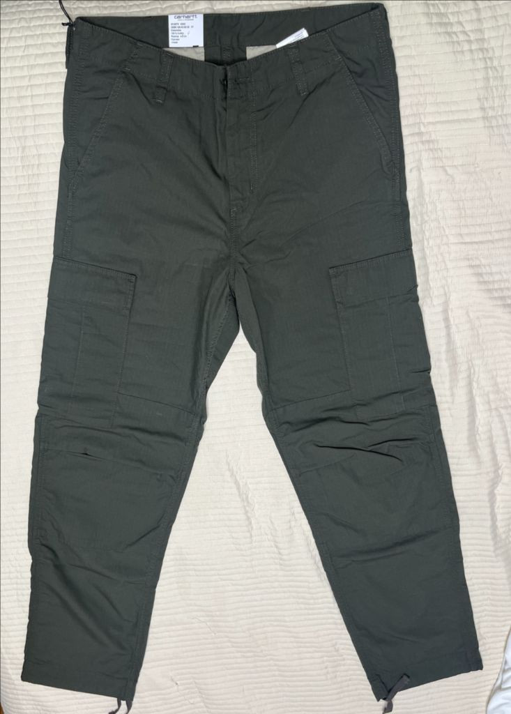 칼하트 레귤러 카고 31사이즈 카키, 블랙--1