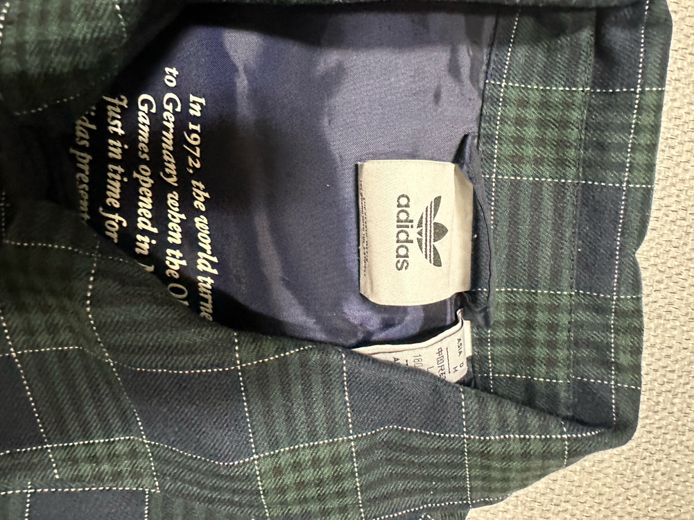 [새상품]아디다스 오리지널 50주년 코치 자켓 체크 [L]--3