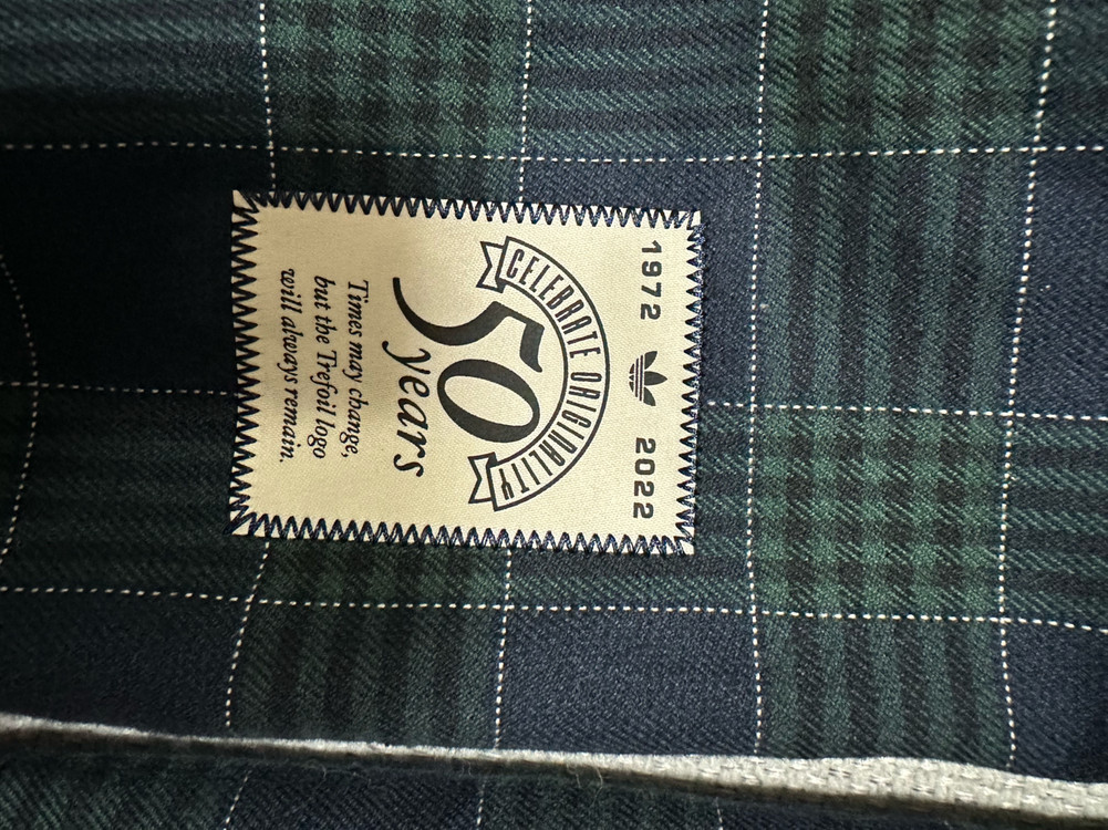 [새상품]아디다스 오리지널 50주년 코치 자켓 체크 [L]--4