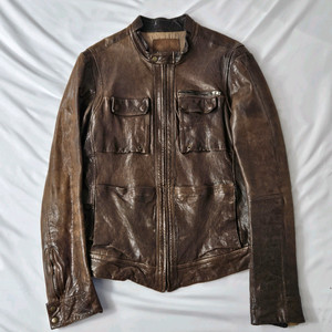 타임옴므 양가죽 램스킨 바이커 레더자켓 가죽자켓 95