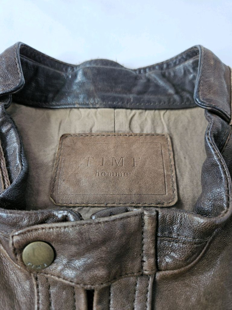 타임옴므 양가죽 램스킨 바이커 레더자켓 가죽자켓 95 이미지