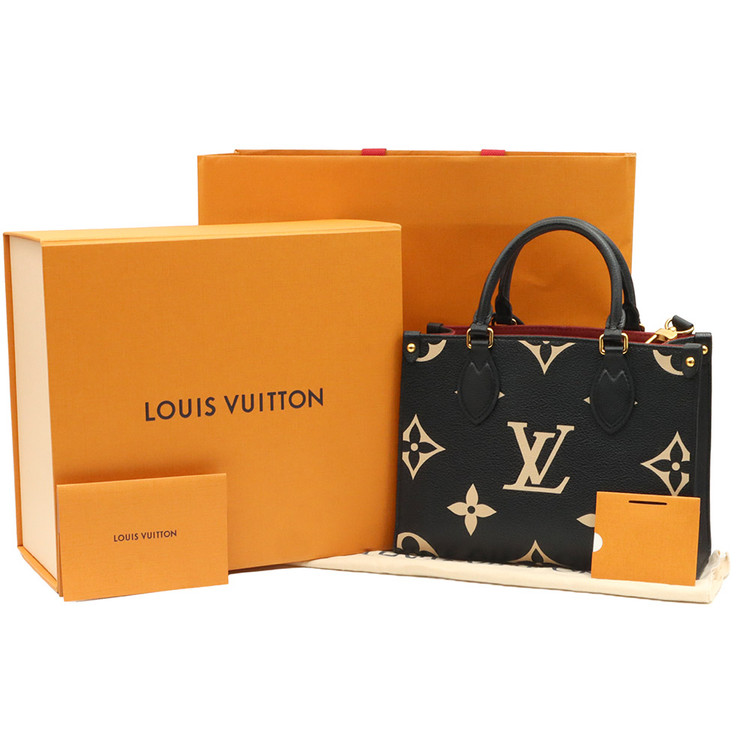 루이비통 블랙 베이지 바이컬러 모노그램 앙프렝뜨 온더고 PM 2WAY (내장칩) / M45659--1