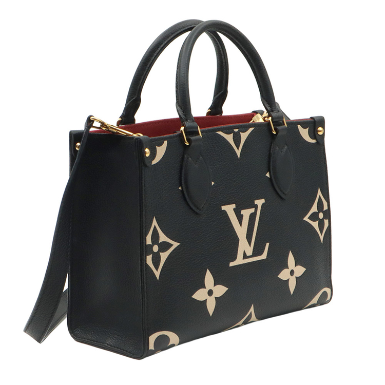 루이비통 블랙 베이지 바이컬러 모노그램 앙프렝뜨 온더고 PM 2WAY (내장칩) / M45659--4