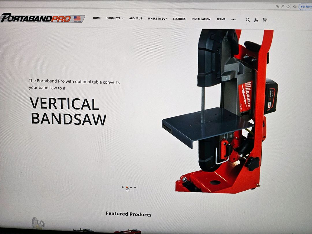 Portaband Pro Deluxe Kit for Milwaukee 밴드쏘 킷트--5