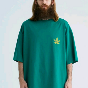 아콘 스튜디오 마리화나 박스티 박스핏 티셔츠 롱 박스핏