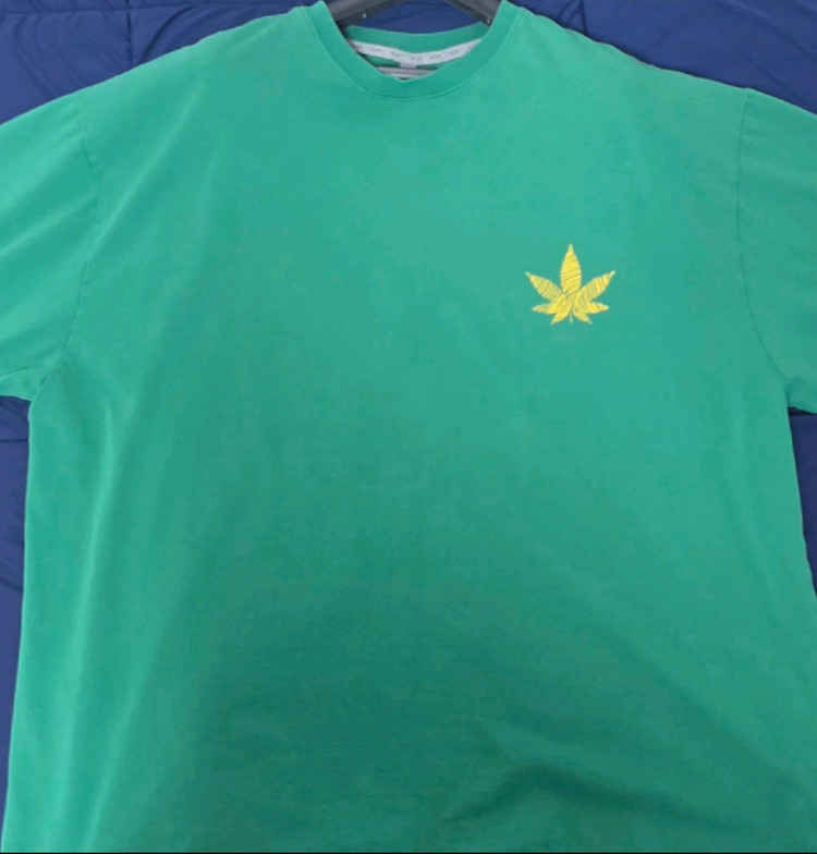 아콘 스튜디오 마리화나 박스티 박스핏 티셔츠 롱 박스핏--4