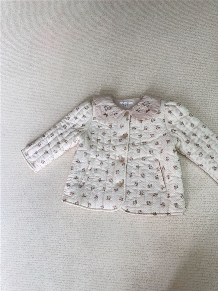 미착용) 슈슈앤크라 루이스미샤 퀼팅 점퍼 100--5