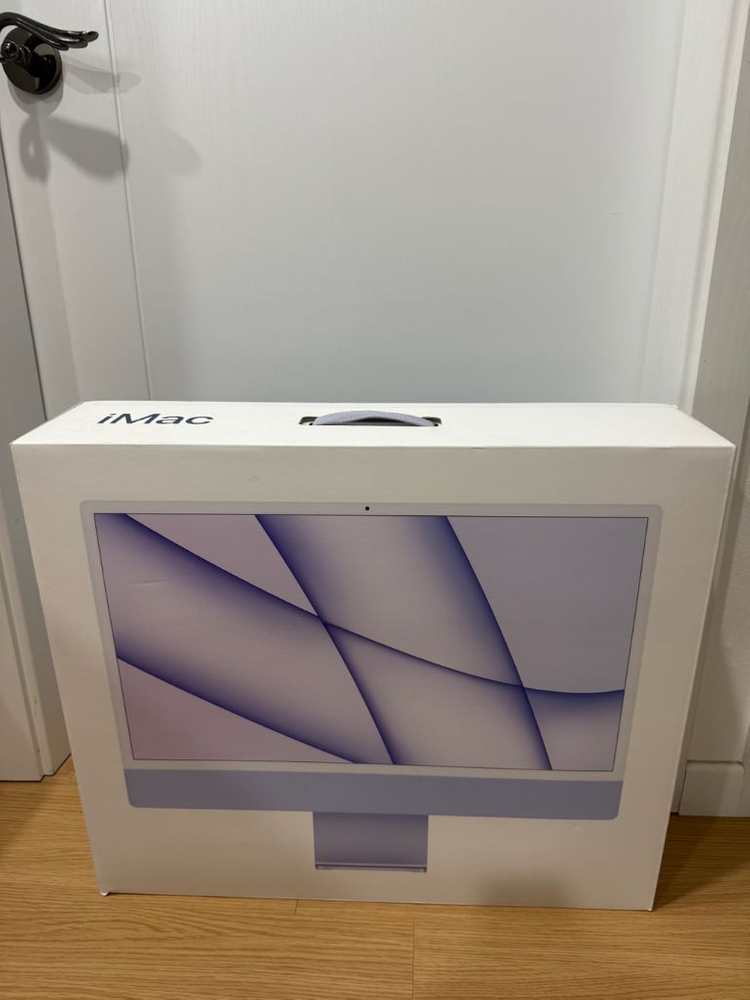 아이맥 M1 24인치 퍼플 풀박스 / 상태최상 / 매직키보드,마우스 포함 이미지