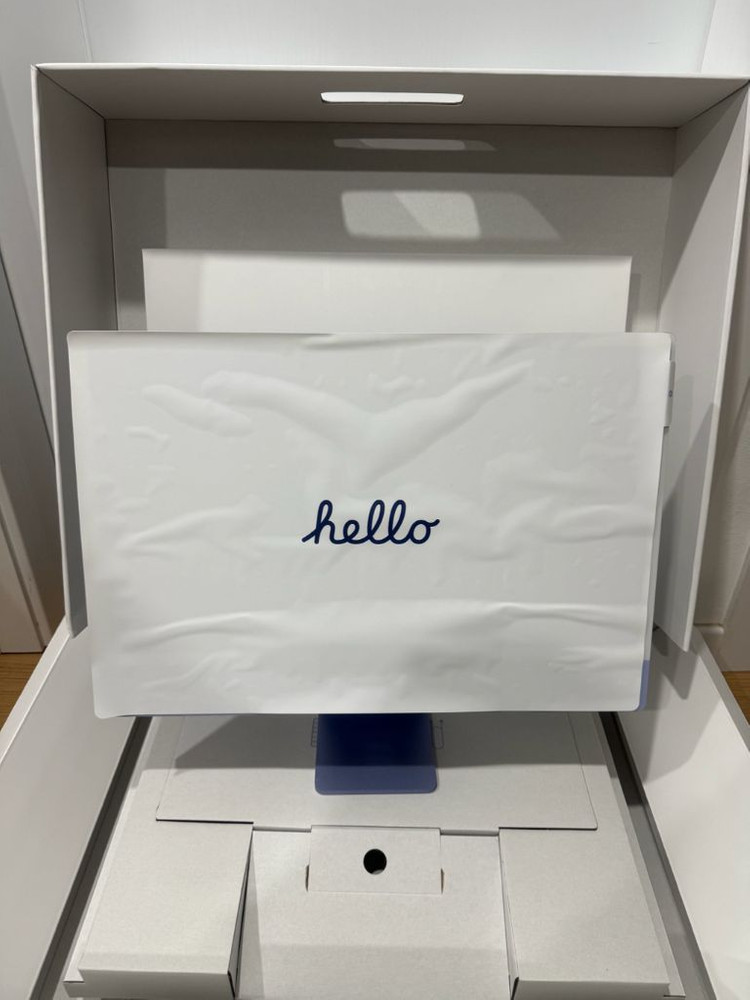 아이맥 M1 24인치 퍼플 풀박스 / 상태최상 / 매직키보드,마우스 포함 이미지