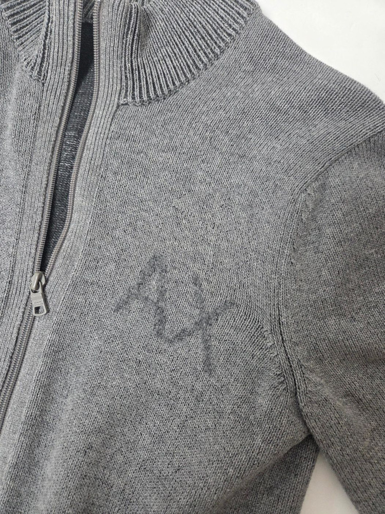 아르마니 익스체인지 로로 니트집업 그레이(S) 이미지